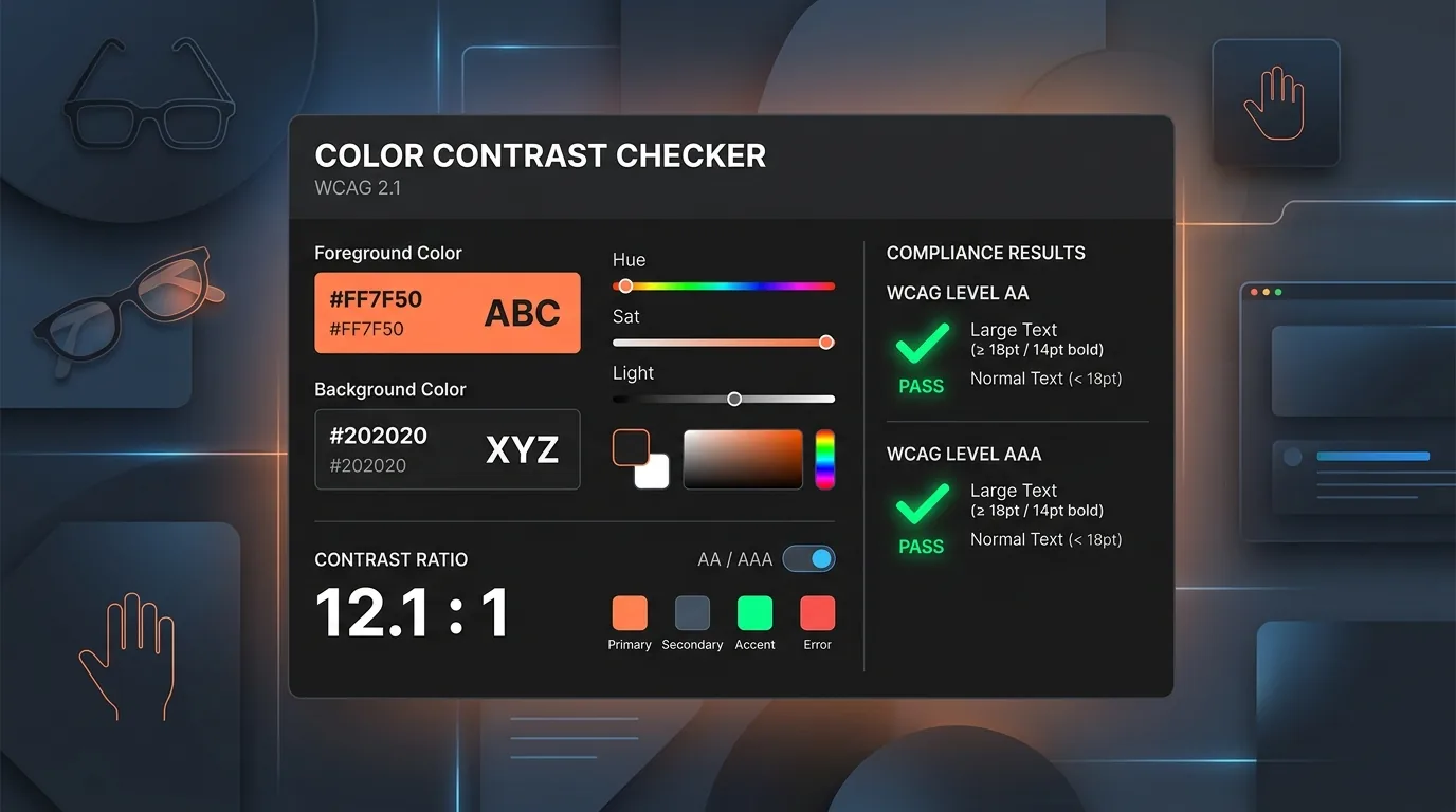 Why Your White Text Fails WCAG Contrast (Even Though It Looks Fine) — And What AA vs AAA Actually Requires